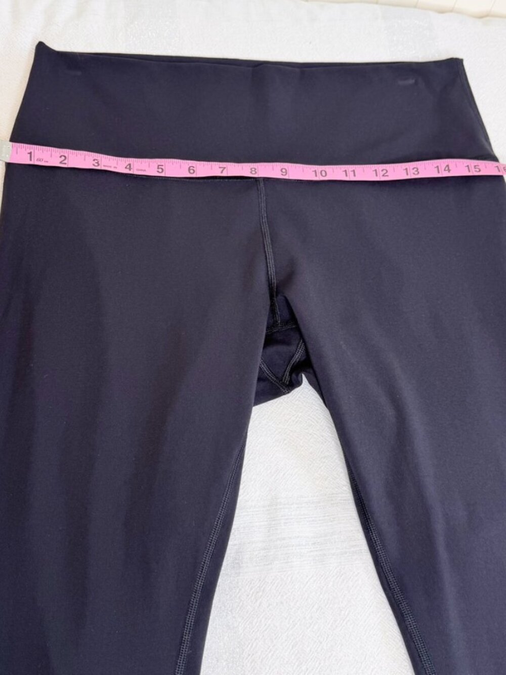 Lululemon Wunder Under High Rise 28" Brushed Luxtreme Black Leggings 12 - Picture 11 of 12